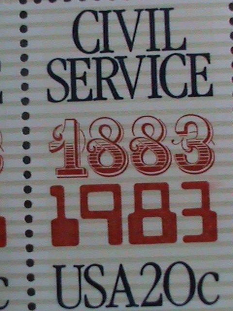 ​UNITED STATES-1983 SC#2053 CIVIL SERVICE   MNH BLOCK OF 4 VERY FINE