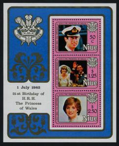 Niue 356a MNH Princess Diana 21st Birthday, Prince Charles