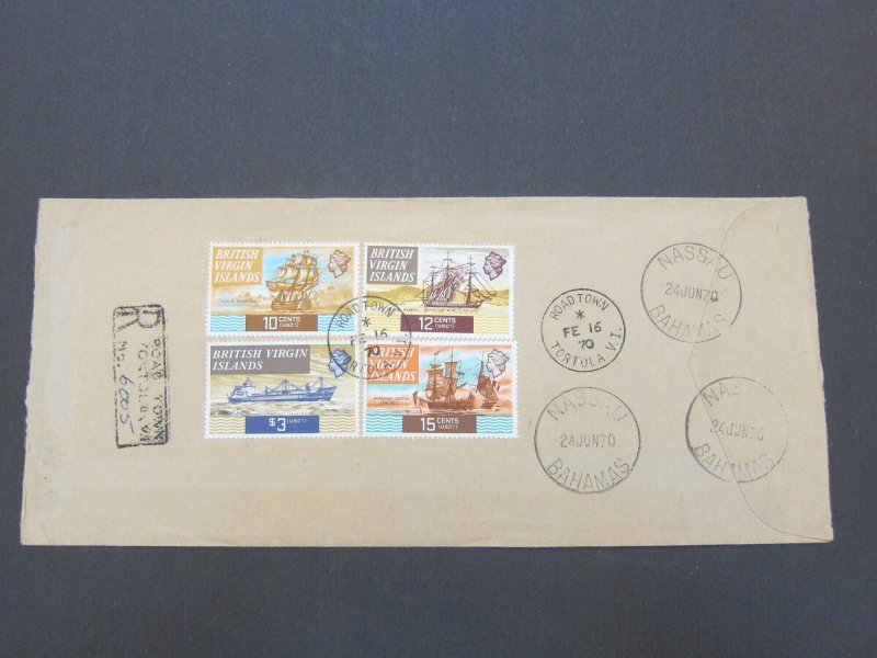 British Virgin Islands 1970 Sc 207-222 FDC