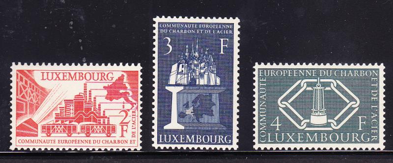 Luxembourg 1956 Coal & Steel Union  EUROPA Forerunner VF/NH(**)