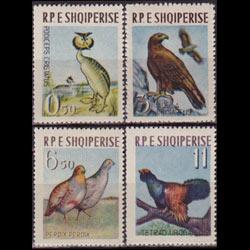 ALBANIA 1963 - Scott# 672-5 Birds Set of 4 NH