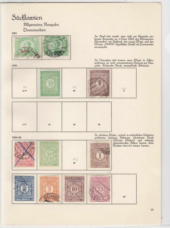 slovenia 1921-25 stamps  ref 10540 