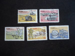 Stamps - Cuba - Scott# 984-988 - Used Set of 5 Stamps