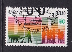 United Nations Geneva  #132 cancelled  1985  UN University 80c