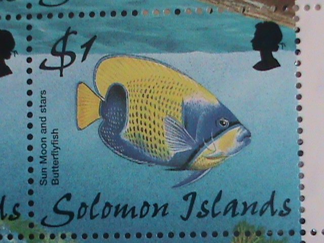 SOLOMON ISLAND -1999 SC#874 MARINE LIFE- PHILEXFRANCE'99 STAMP SHOW- S/S