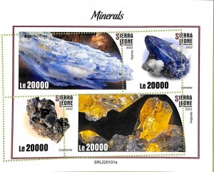 A9441 - SAW LION - MISPERF ERROR Stamp Sheet - 2022 - Minerals-