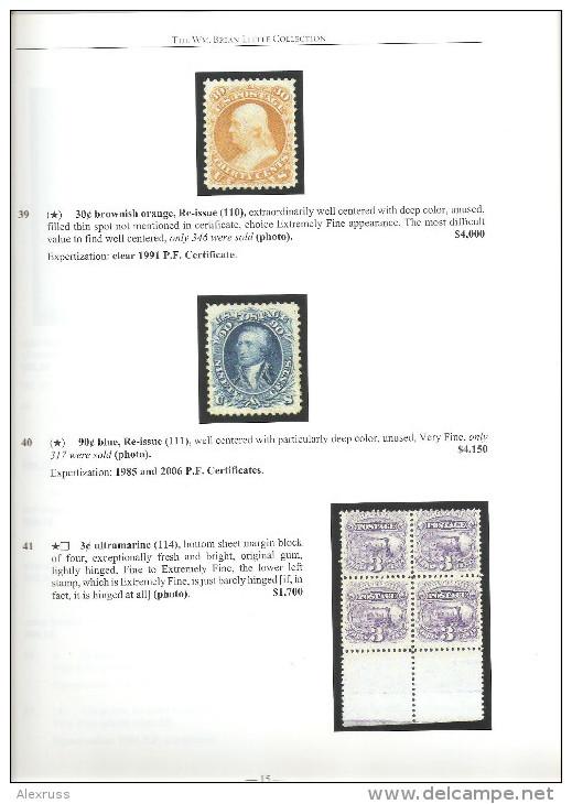 Brian Little US Stamps Auction Catalog # 307,VF