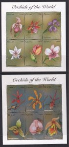 Ghana 2040-2041 Orchids Souvenir Sheet MNH VF