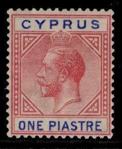 CYPRUS GV SG89, 1pi carmine & blue, LH MINT. Cat £25.