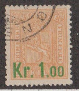 Norway Scott #59 Stamp - Used Single