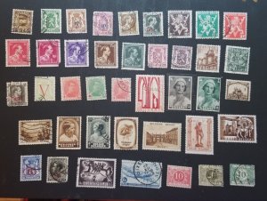 BELGIUM Used Vintage Stamp Lot T3027