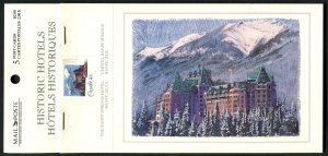 Canada 1993 Historic Hotels postcards set/5, MNH