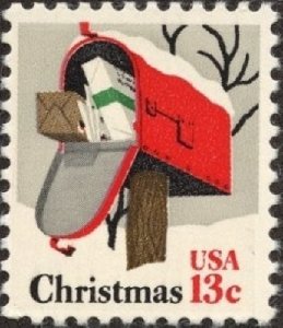 1730 Christmas Mail Box MNH single