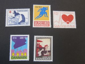 Denmark 1983 Sc B63-67 set MNH