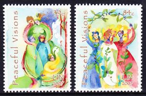 933-34 United Nations 2007 Peaceful Visions MNH