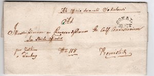 preaphilatelic letter from galizien : sokal - przemisl