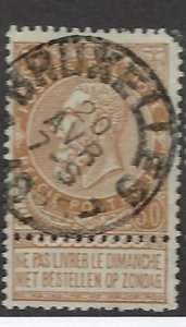 Belgium SC#70 Used F-VF SCV$20.00...Great Spot(s)!