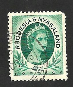 Rhodesia & Nyasaland 1954 - U - Scott #146