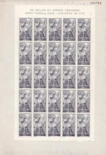 Spain 1960  four mint never hinged full stamps sheets Bullfighting  R19992 