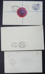 EDW1949SELL : GREAT BRITAIN Interesting collection of 37 covers & PC as received