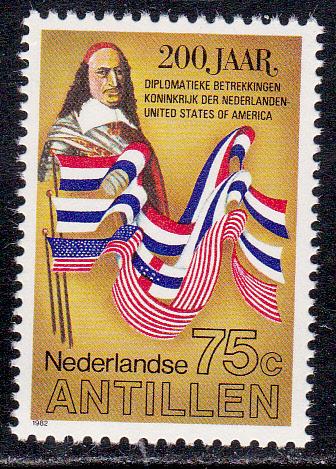 Netherlands Antilles # 478, U.S. - Netherlands Relations, NH