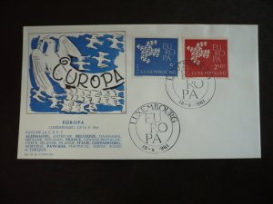 Postal History - Luxembourg - Scott# 382-383 - First Day Cover