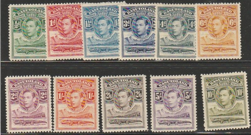 BASUTOLAND #18-28 MINT LIGHTLY HINGED COMPLETE