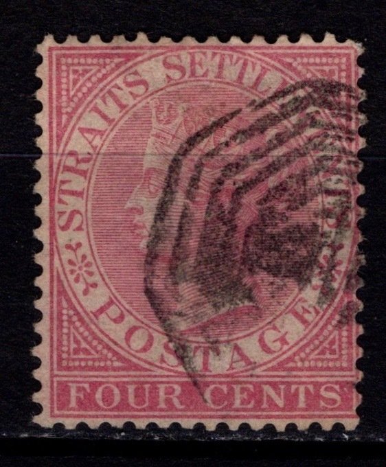 Straits Settlements 1867-72 Victoria Definitive, 4c [Used]