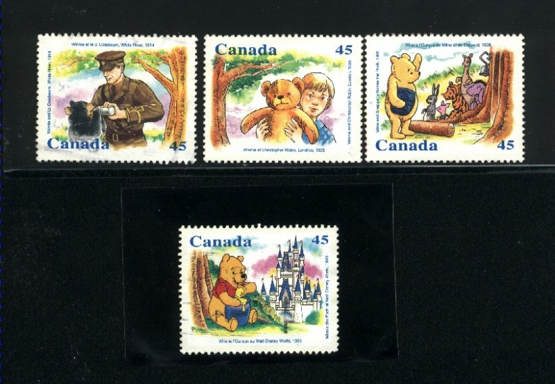 Canada #1618-21    -1    used VF 1996  PD