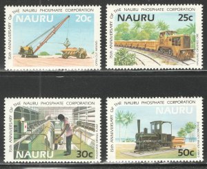 NAURU  #307-310  Unused  VF,   CV $6.25  ...   4160081