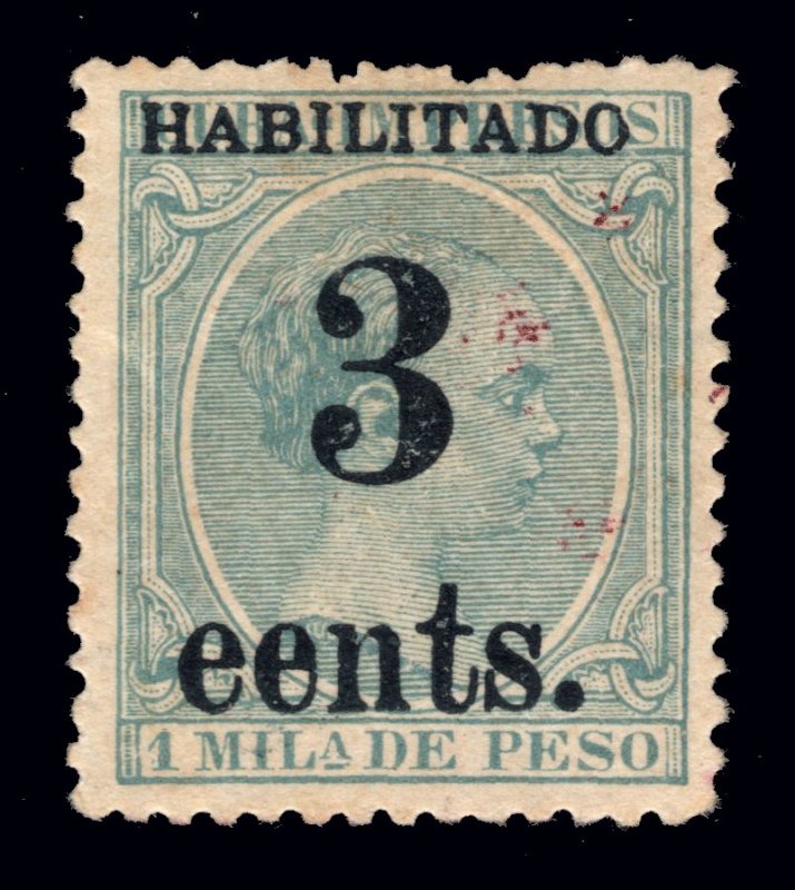 US CUBA POSSESSIONS # 201b EENTS ERROR  MINT OG H $600 LOT #31305