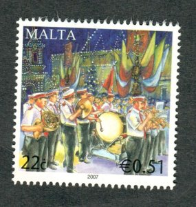 Malta #1317 used single