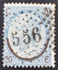 Italy, Scott #34, VG used, minor toned spots