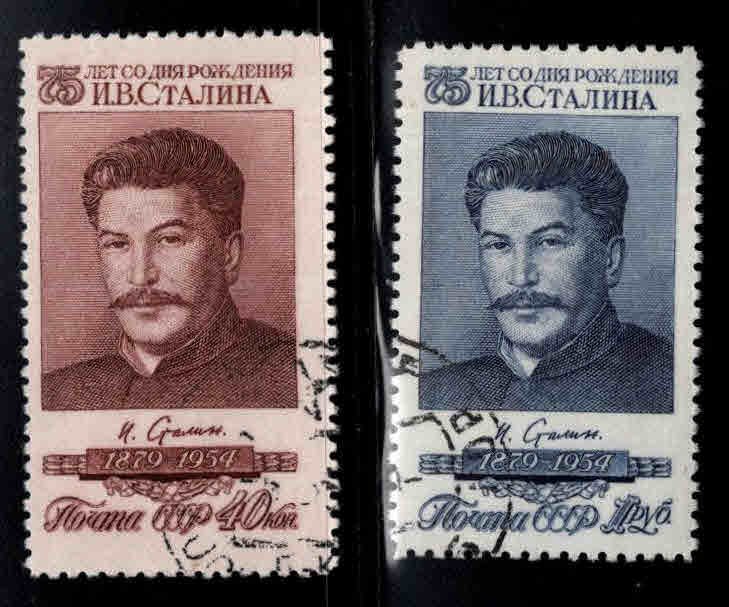 Russia Scott 1743-1744 Stalin Favor Canceled to Order CTO stamp set