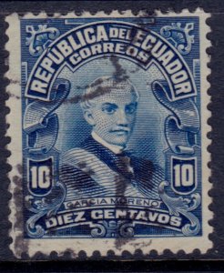 Ecuador, 1911, President Gabriel Garcia Moreno, 12perf, 10c, used**