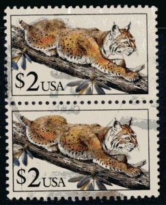 United States - SC #2482 - USED PAIR - 1990 - 2DAN105