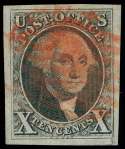 momen: US Stamps #2 Used PF & PSE GRADED Cert XF-90