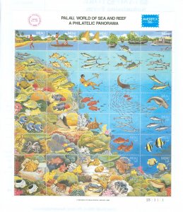 Palau #103  Souvenir Sheet (Animals)