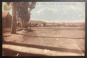 1946 Tamatave Madagascar RPPC postcard Cover To Laval France Aviation Camp