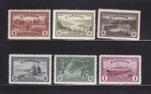 Canada 268-273 Set MH Scenes (E)