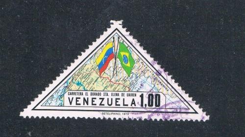 Venezuela 1048 Used Map (V0244)