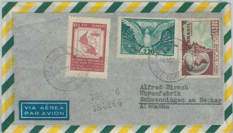 74398 - BRAZIL - POSTAL HISTORY -  AIRMAIL COVER to GERMANY 1952  BIRDS Medicine