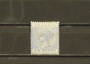 12102   St. Lucia   MH # 31a                         CV $ 75.00