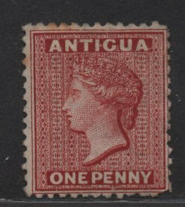 $Antigua Sc#5 M/H/F, wmk#1, light toning UL, Cv. $220