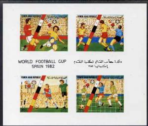 Yemen - Republic 1982 Football World Cup imperf proof of ...