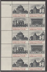 Scott 1928 - 1931 - American Architecture. Plate Block of 10 MNH.   #02 1928pb10