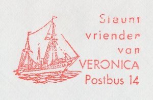 Meter cover Netherlands 1974 Radio Pirate - Veronica - Sea Channel - Hilversum