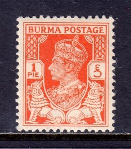 Burma - Scott #18A - MH - Pencil/rev. - SCV $2.25