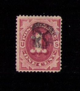 US Sc #J15 Used Postage Due Corner Thin On R Reverse F-VF