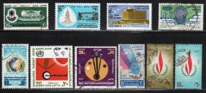 Egypt ~ 10 Different Stamps ~ Unused, Used, MX
